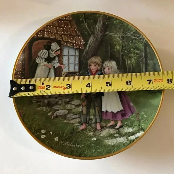 Kaiser HANSEL AND GRETEL Collectors Plate Classic Fairy Tales by Gerda Neubacher - Picture 9 of 9